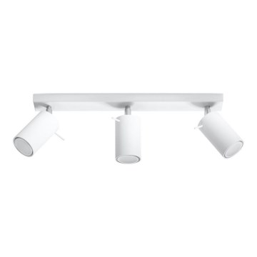 Foco RING 3 3xGU10/10W/230V branco