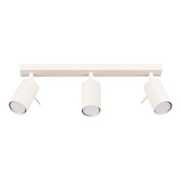 Foco RING 3xGU10/10W/230V creme