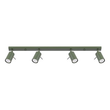 Foco RING 4xGU10/10W/230V verde