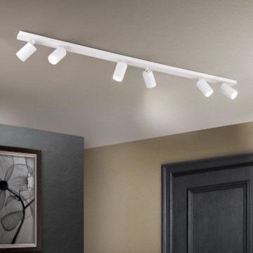 Foco SEAN 6xGU10/13W/230V branco