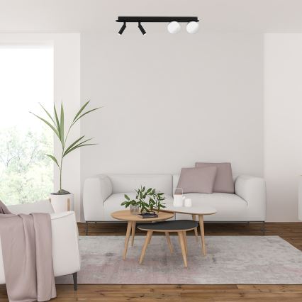 Foco SIRIO 4xG9/25W/230V preto