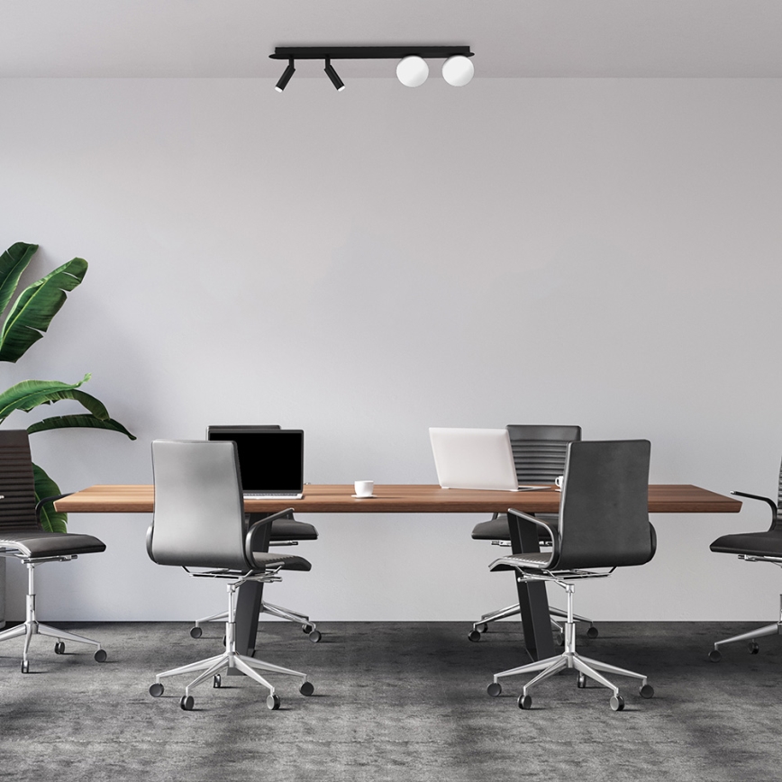 Foco SIRIO 4xG9/25W/230V preto