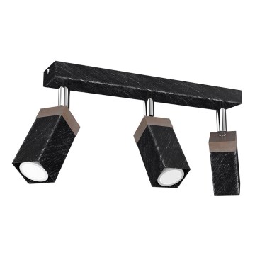 Foco SOLO 3xGU10/MR11/40W/230V preto