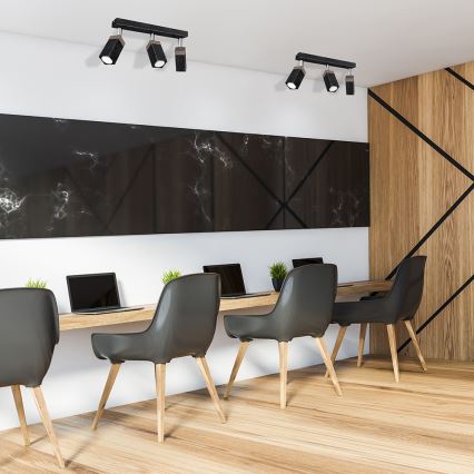 Foco SOLO 3xGU10/MR11/40W/230V preto