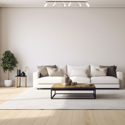 Foco TERRA 6xGU10/8W/230V branco/carvalho