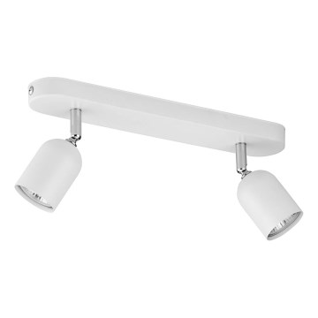 Foco TOP 2xGU10/10W/230V branco