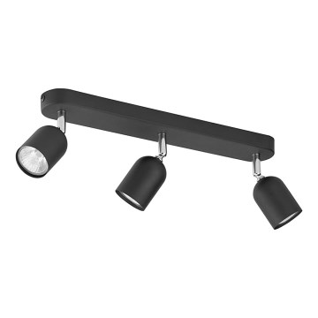 Foco TOP 3xGU10/10W/230V preto