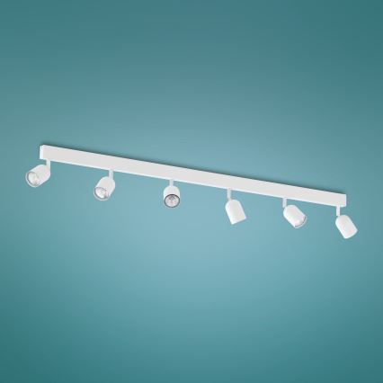 Foco TOP 6xGU10/10W/230V branco