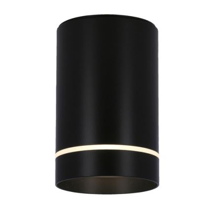 Foco TUBA 1xGU10/15W/230V preto