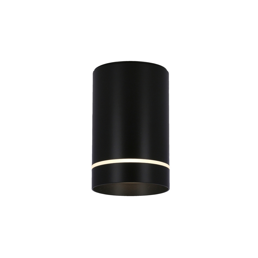 Foco TUBA 1xGU10/15W/230V preto