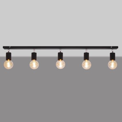 Foco TUNE 4xE27/20W/230V preto