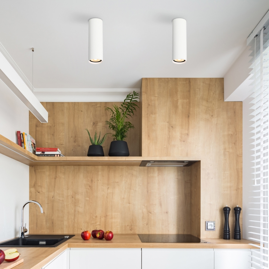 Foco TUNE M 1xGU10/10W/230V 17 cm branco