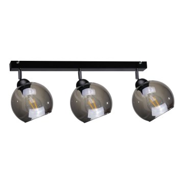 Foco UNO 3xE27/60W/230V preto