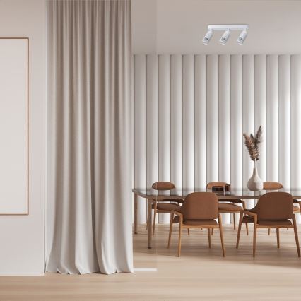 Foco VERTICAL 3xGU10/8W/230V branco