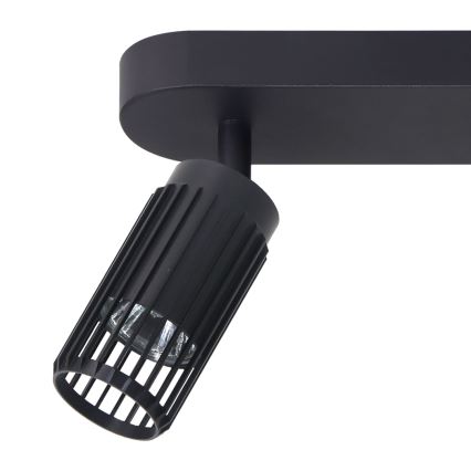 Foco VERTICAL 3xGU10/8W/230V preto