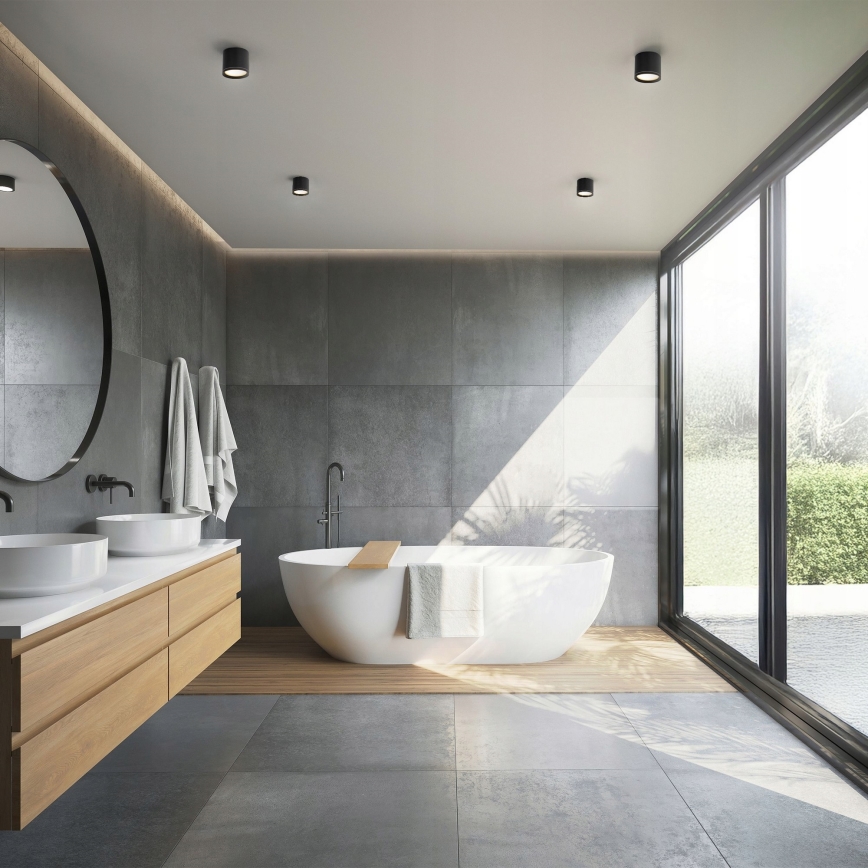 Foco VIVO 1xGX53/10W/230V 6 cm preto