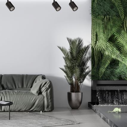 Foco ZOOM 1xGU10/25W/230V preto