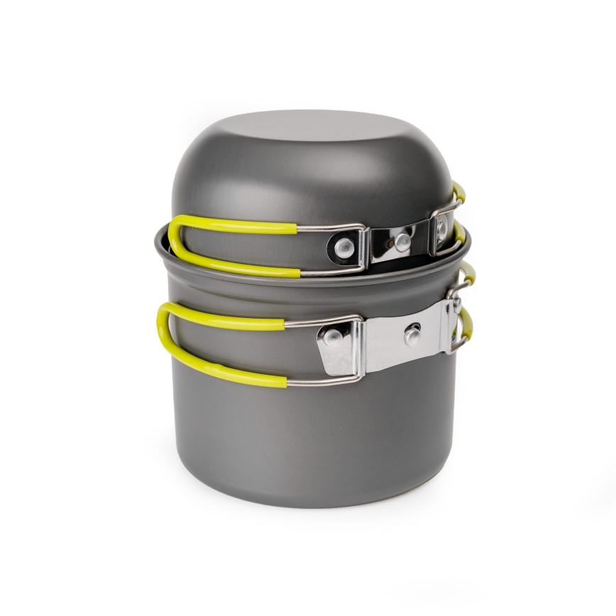 Fogão a gás para campismo com acessórios