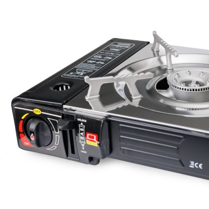 Fogão de campismo com 2 bicos