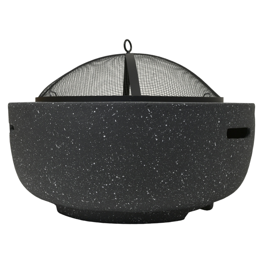 Fogueira de madeira portátil com antracite de grelha
