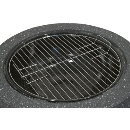 Fogueira de madeira portátil com antracite de grelha