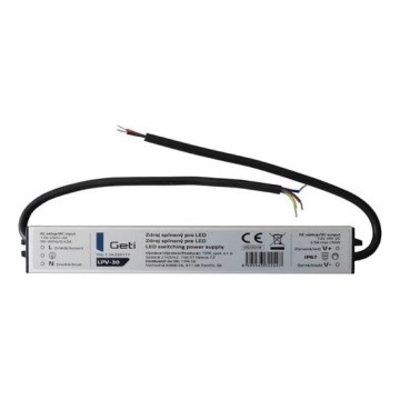 Fonte de alimentação comutada para fitas LED 30W/12V IP67