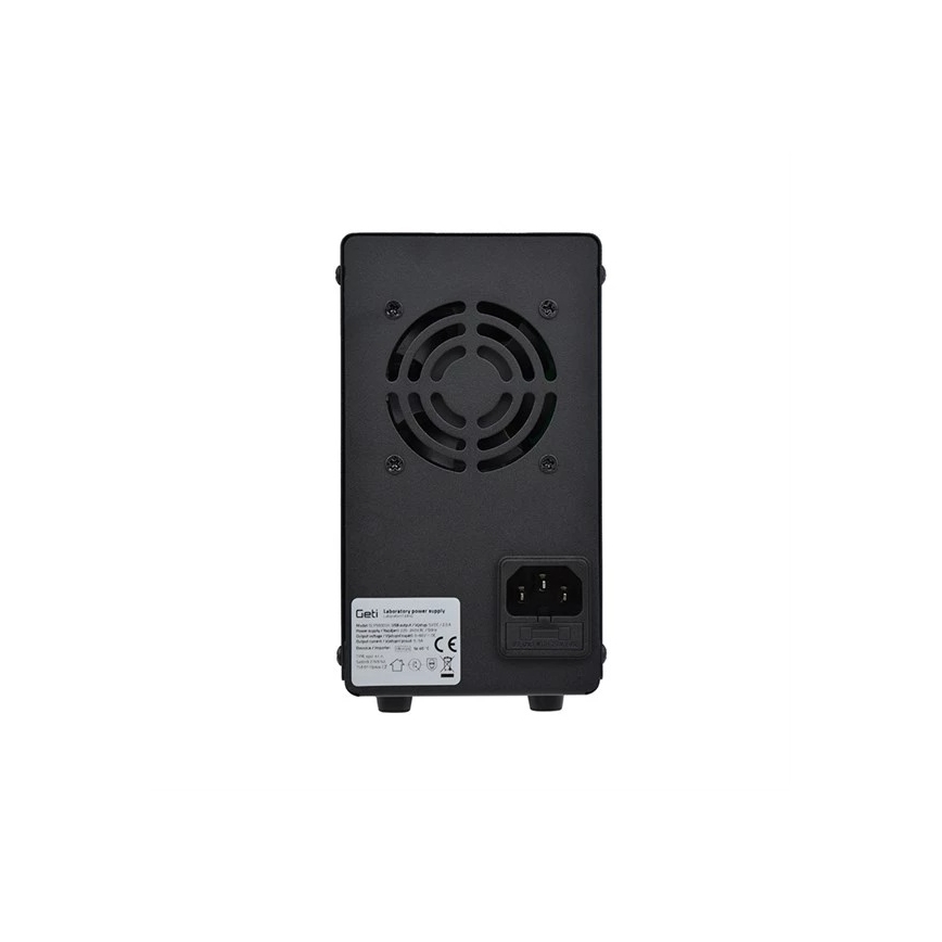 Fonte de alimentação de bancada GETI GLPS1203H 0-120V/0-3A