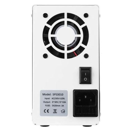 Fonte de alimentação do laboratório SPS3010 0-30V/0-10A