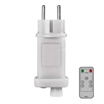 Fonte de alimentação para connection of Natal iluminações 230V IP44 + controlo remoto