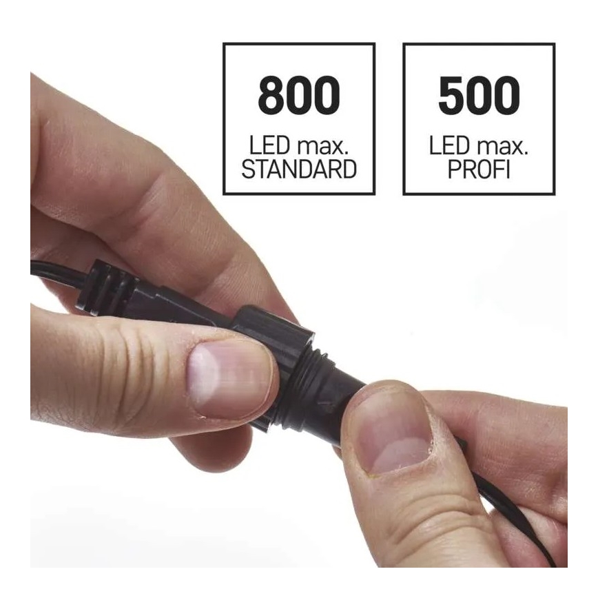 Fonte de alimentação para luzes de Natal conectáveis 12W/230V IP44