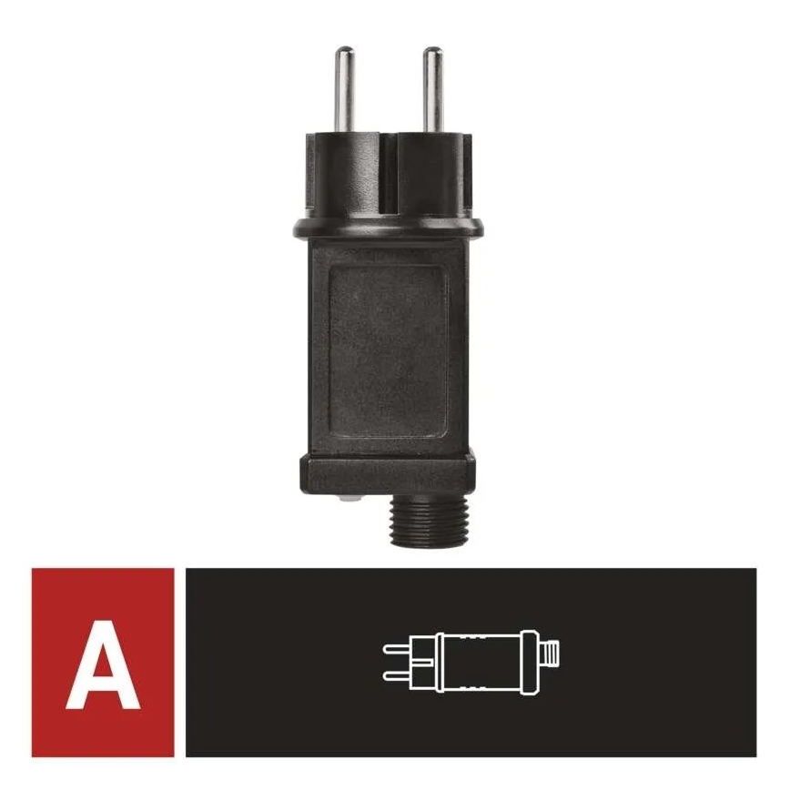 Fonte de alimentação para luzes de Natal conectáveis 12W/230V IP44