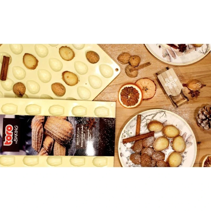 Forma de silicone para assar TORO, cor creme