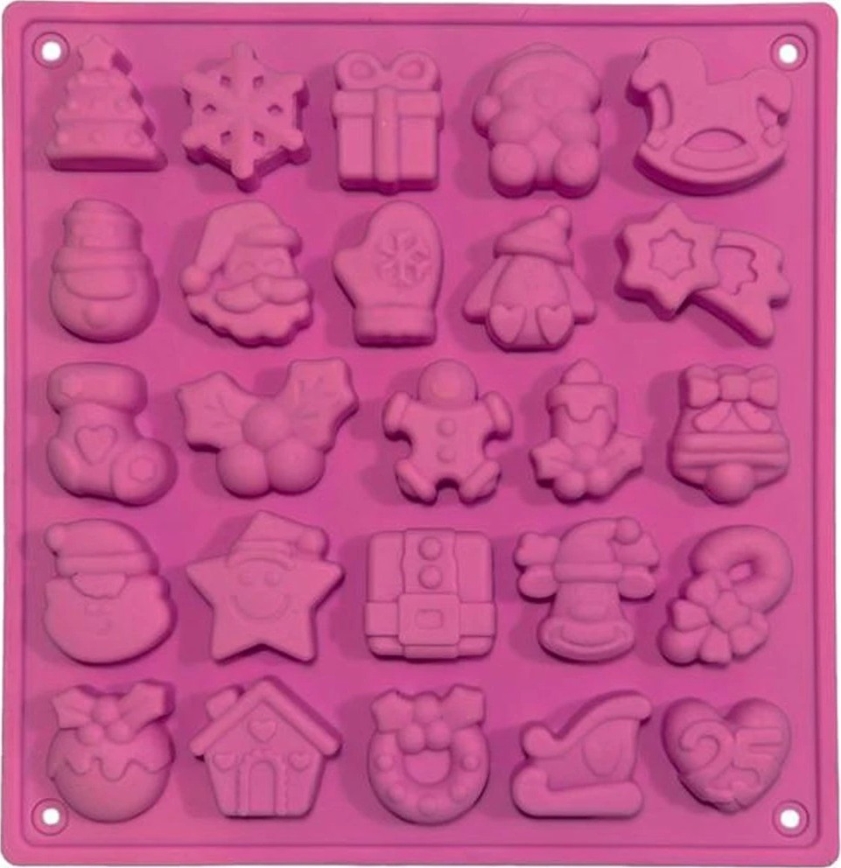 Forma de silicone para chocolate TORO rosa