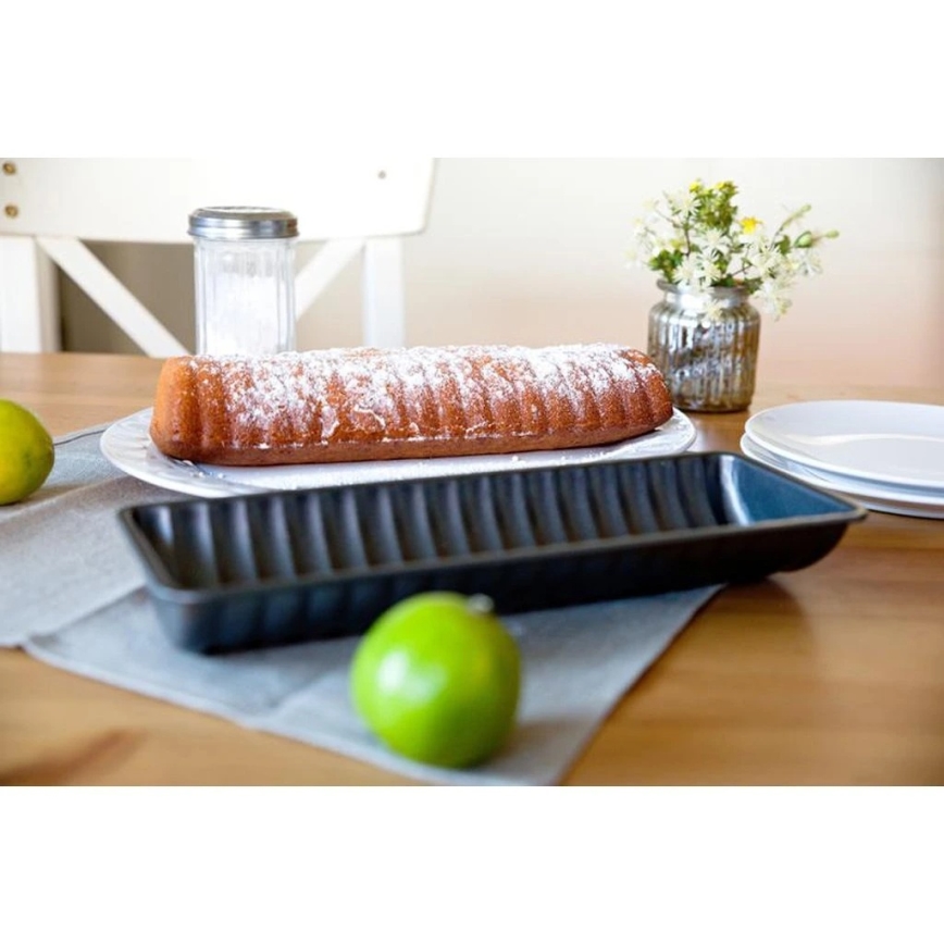 Forma para assar TORO 31,5 x 12 cm preta