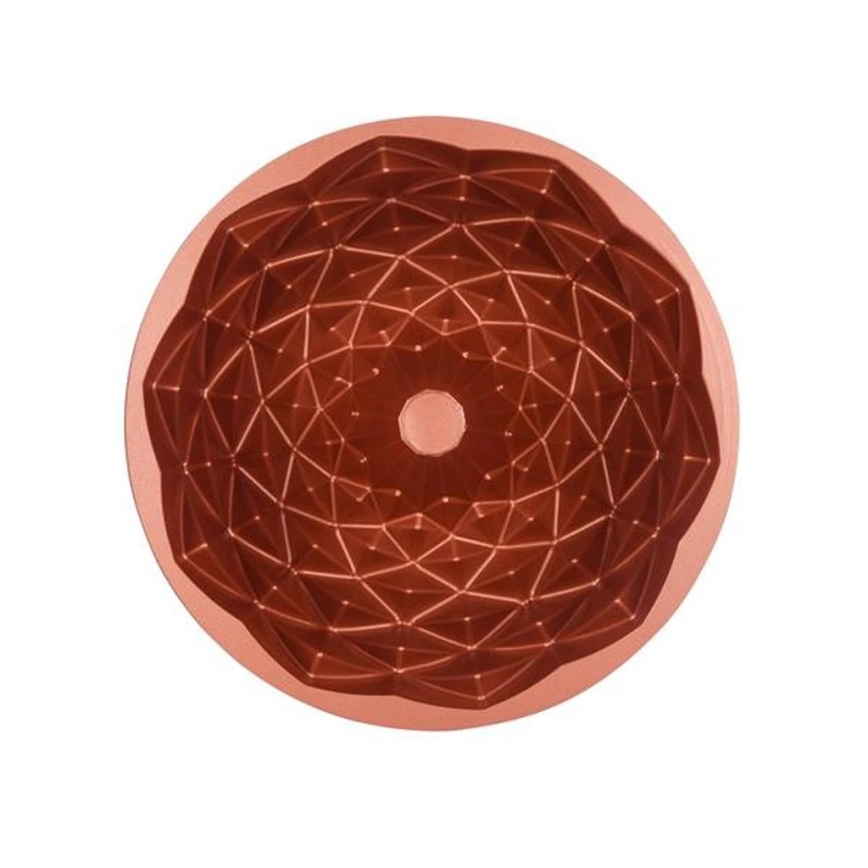 Forma para bolo bundt KITCHISIMO 24 cm diamante/cobre