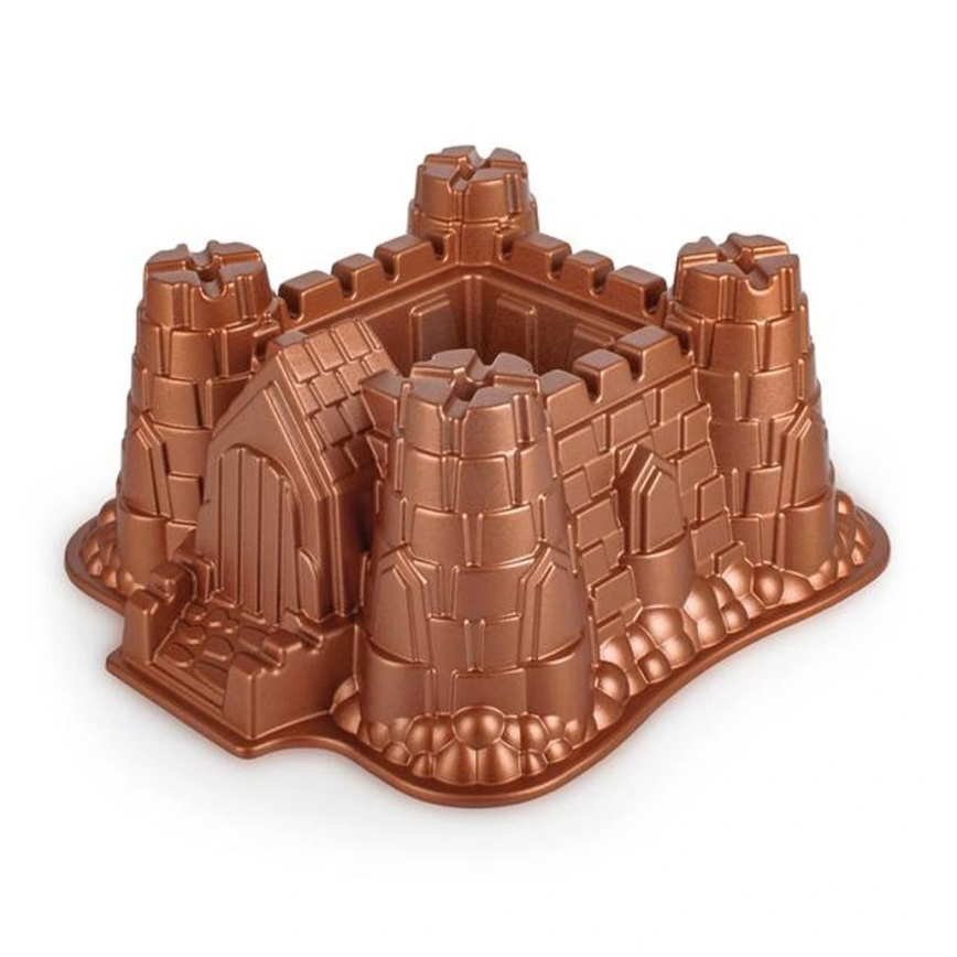 Forma para bolo tipo Bundt KITCHISIMO castelo/cobre