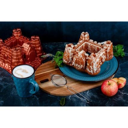 Forma para bolo tipo Bundt KITCHISIMO castelo/cobre