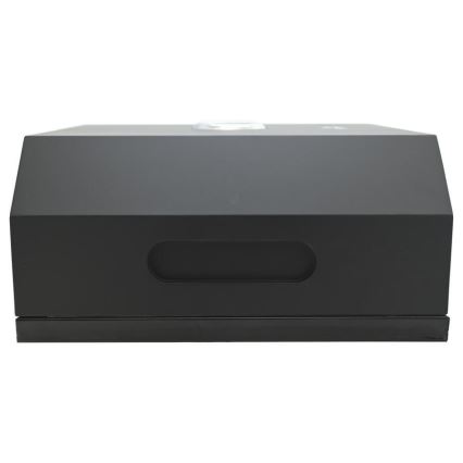 Forno para pizza com termómetro 40x34,5x16 cm preto