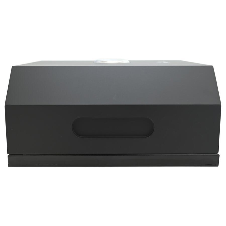 Forno para pizza com termómetro 40x34,5x16 cm preto