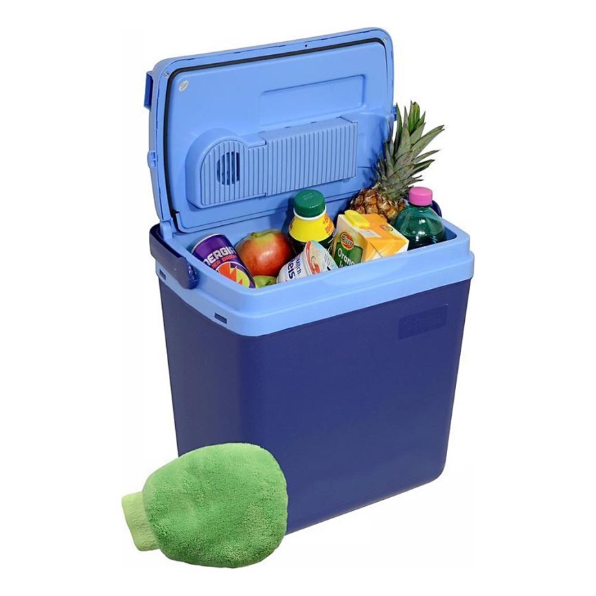 Frigorífico portátil com ecrã 48W/230/12V 25 l azul