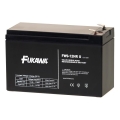FUKAWA FW 9-12 HR - Bateria de chumbo-ácido 12 V/9 Ah com terminais Faston 6,3 mm