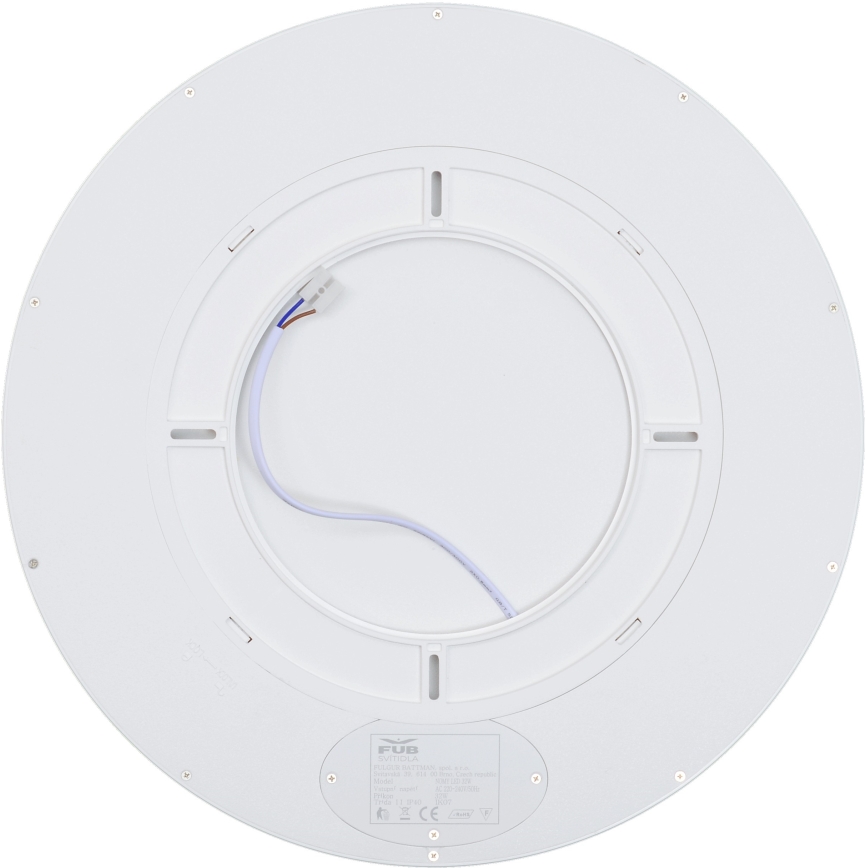 Fulgur 41812 - Iluminação de teto LED NOMY LED/32W/230V 3000/4000/6000K IP40 diâmetro 40 cm branco