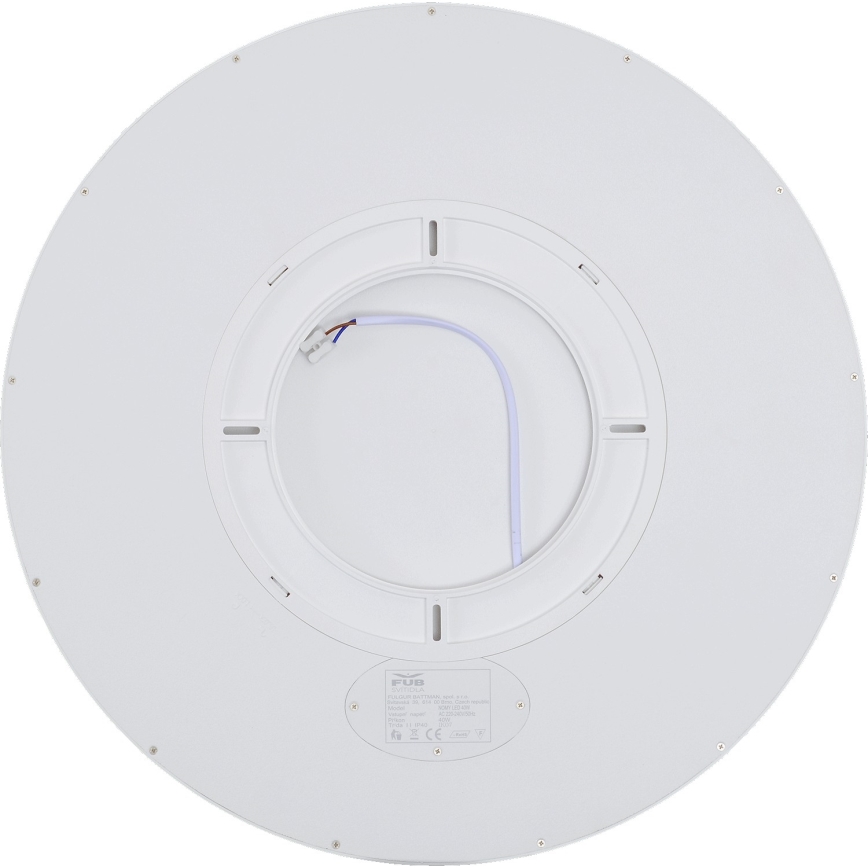 Fulgur 42363 - Plafon LED NOMY LED/40W/230V 3000/4000/6000K IP40 diâmetro 50 cm branco