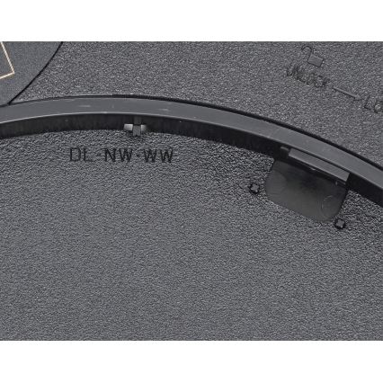 Fulgur 42364 - Iluminação de teto LED NOMY LED/40W/230V 3000/4000/6000K IP40 diâmetro 50 cm preto