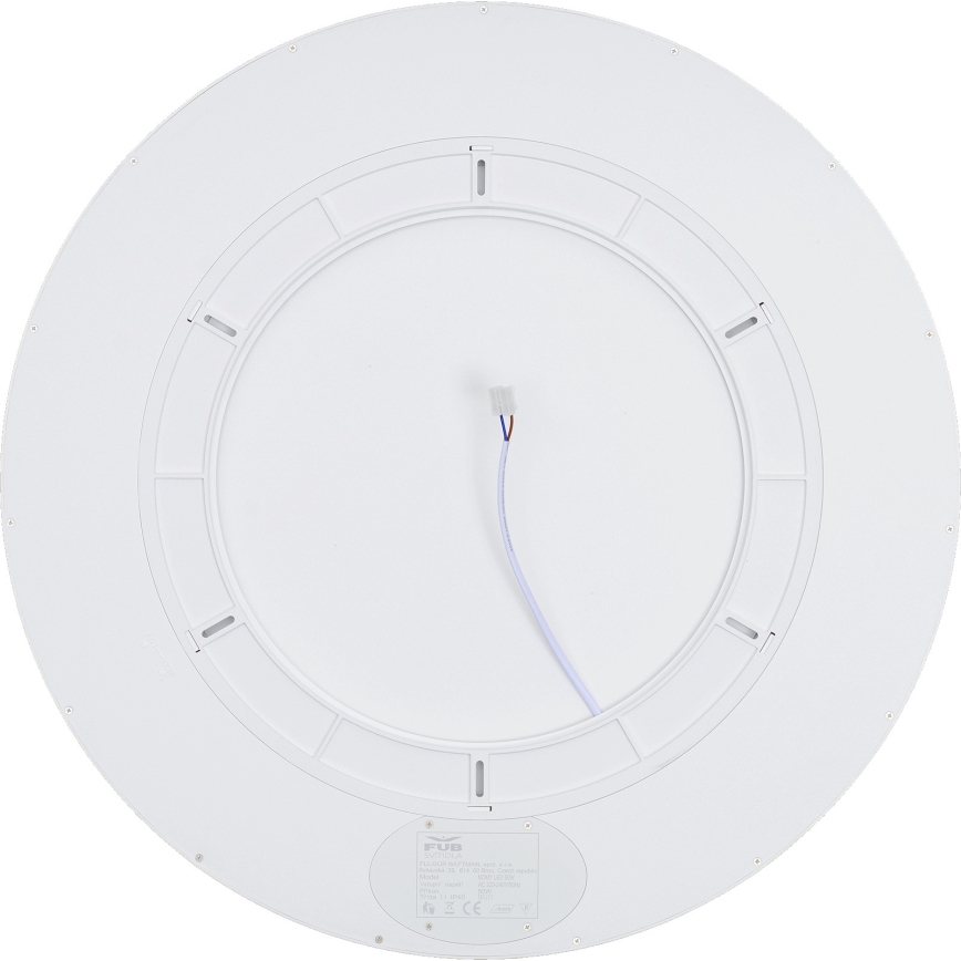 Fulgur 42365 - Iluminação de teto LED NOMY LED/50W/230V 3000/4000/6000K IP40 diâmetro 60 cm branco