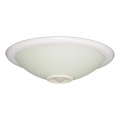 Fulgur s-22941 - Luminária de teto com sensor de movimento e de crepúsculo DARINA 2xE27/40W/230V Ø 30 cm branca