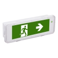 Fulgur s-24495 - Luminária de emergência MIRROR LED/1W/230V 1300 mAh IP65