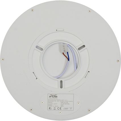 Fulgur s-42584 - Iluminação de teto LED com sensor de movimento NOMY-S LED/18W/230V 3000/4000/6000K IP40 diâmetro 23 cm branco