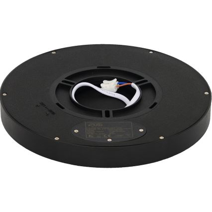 Fulgur s-42585 - Iluminação de teto LED com sensor de movimento NOMY-S LED/18W/230V 3000/4000/6000K IP40 diâmetro 23 cm preto