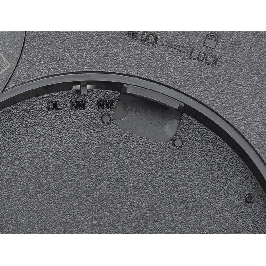 Fulgur s-42585 - Iluminação de teto LED com sensor de movimento NOMY-S LED/18W/230V 3000/4000/6000K IP40 diâmetro 23 cm preto